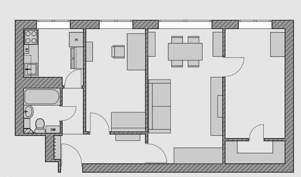 Продам трехкомнатную (3-комн.) квартиру, Елькина ул, 84а, Челябинск г