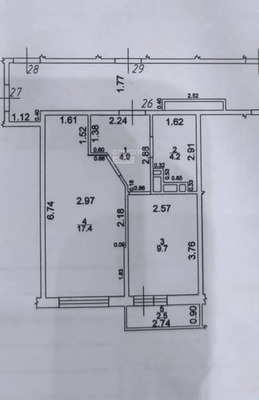 Продам однокомнатную (1-комн.) квартиру, Командорская ул, 9к2, Краснодар г