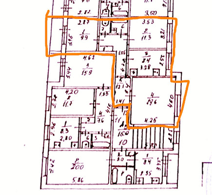 Продам трехкомнатную (3-комн.) квартиру, Д мкр, 14, Новомичуринск г