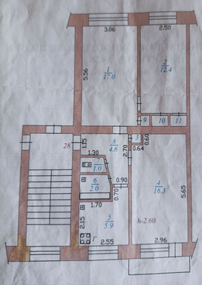 Продам трехкомнатную (3-комн.) квартиру, Карла Маркса ул, 76, Ишим г