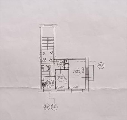 Продам комнату в 2-комн. квартире, Федосеенко ул, 29А, Санкт-Петербург г