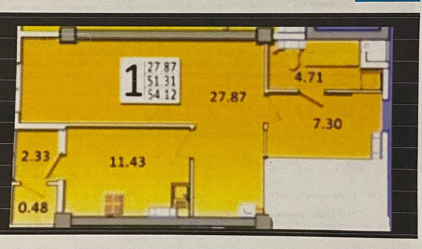 Продам однокомнатную (1-комн.) квартиру, Генерала Острякова пр-кт, 244к7, Севастополь г