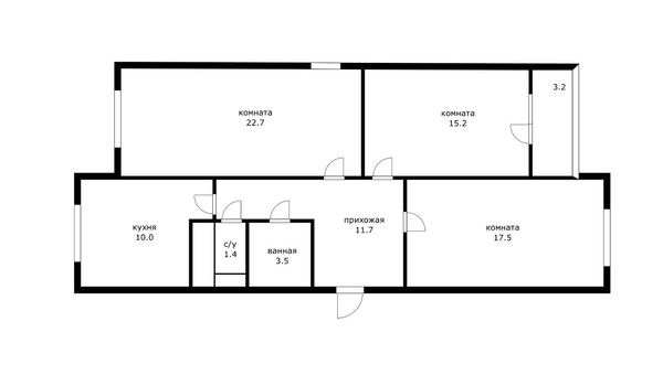 Продам трехкомнатную (3-комн.) квартиру, Маршала Жукова ул, 23А, Одинцово г