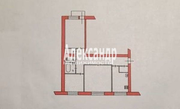 Продам трехкомнатную (3-комн.) квартиру, Кутузова б-р, д. 7, Выборг г