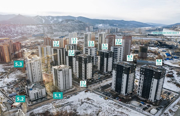 Продам двухкомнатную (2-комн.) квартиру, Прибойная ул, 31кВ, Красноярск г