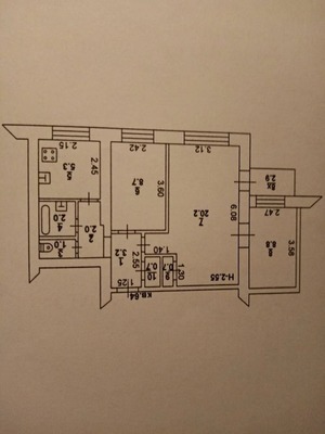 Продам трехкомнатную (3-комн.) квартиру, Лермонтовская ул, 71/104, Ростов-на-Дону г