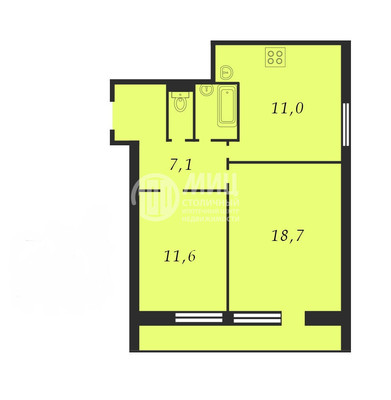 Продам двухкомнатную (2-комн.) квартиру, Загородное ш, 3к3, Москва г