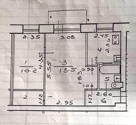 Продам двухкомнатную (2-комн.) квартиру, Гагарина ул, 47, Казань г