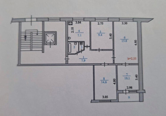 Продам трехкомнатную (3-комн.) квартиру, Победы пр-кт, 140, Пенза г