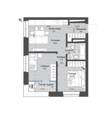 Продам трехкомнатную (3-комн.) квартиру (долевое), Юлиуса Фучика ул, 30А, Казань г