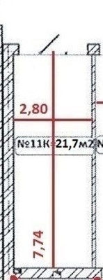 Продам машиноместо 21,7 м2, Тихоненко ул, 17А, Калининград г