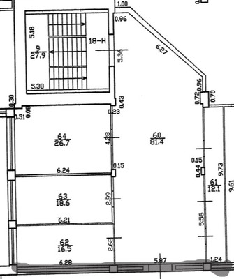 Сдам офисное помещение 155,3 м2, Московское ш, 25к1, Санкт-Петербург г