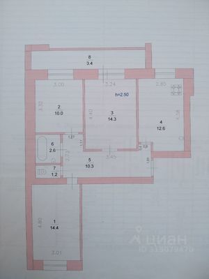 Продам трехкомнатную (3-комн.) квартиру, Суворова ул, 40, Йошкар-Ола г