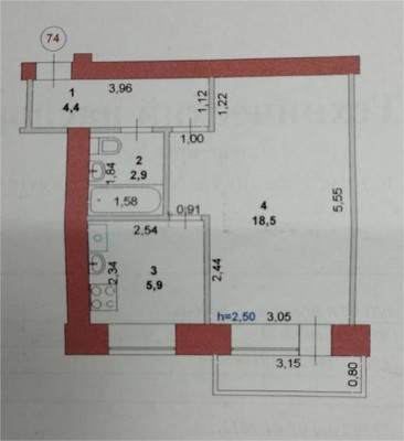 Продам однокомнатную (1-комн.) квартиру, Машиностроителей ул, 6Е, Йошкар-Ола г