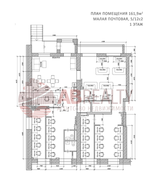 Продам коммерческое помещение 161,9 м2, Малая Почтовая ул, 5/12с2, Москва г