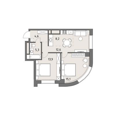 Продам трехкомнатную (3-комн.) квартиру (долевое), Верейская ул, 12, Москва г