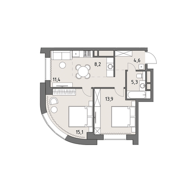 Продам трехкомнатную (3-комн.) квартиру (долевое), Верейская ул, 12, Москва г