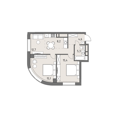 Продам трехкомнатную (3-комн.) квартиру (долевое), Верейская ул, 12, Москва г
