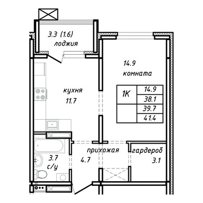 Продам однокомнатную (1-комн.) квартиру, Интернациональная ул, 8, Барнаул г