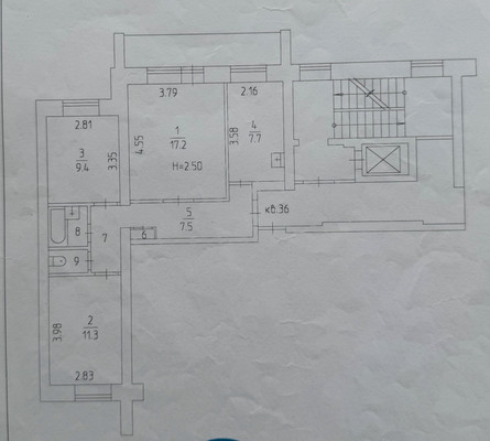 Продам трехкомнатную (3-комн.) квартиру, Веселая ул, 1, Пермь г