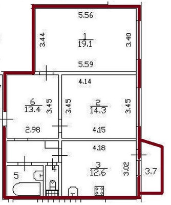 Продам двухкомнатную (2-комн.) квартиру, Народного Ополчения пр-кт, 237, Санкт-Петербург г