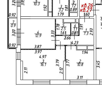Продам двухкомнатную (2-комн.) квартиру, Измайловский проезд, 5ка, Москва г