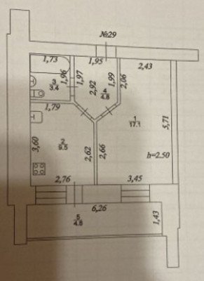 Продам однокомнатную (1-комн.) квартиру, Чкалова ул, 7б, Казань г