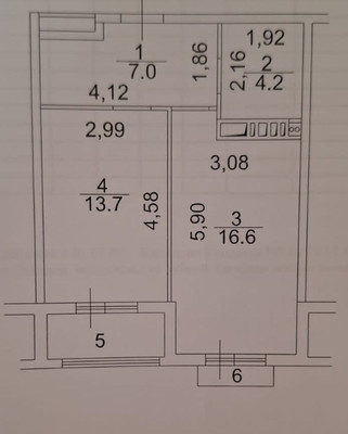 Продам однокомнатную (1-комн.) квартиру, Славы ул, 50к3, Мирное с