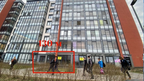 Сдам торговое помещение 130 м2, Ветеранов пр-кт, 185ак2, Санкт-Петербург г