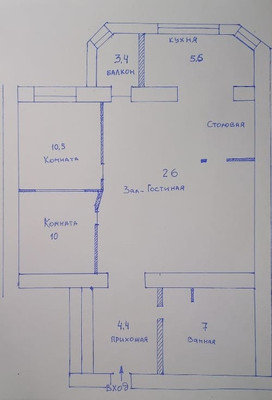 Продам трехкомнатную (3-комн.) квартиру, Мидхата Булатова ул, 5, Казань г