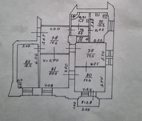 Продам многокомнатную квартиру, Буденновский пр-кт, 74, Ростов-на-Дону г