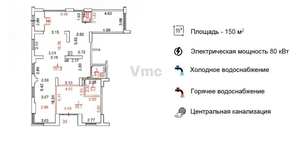 Сдам коммерческое помещение 145 м2, Производственная ул, 10к2, Москва г