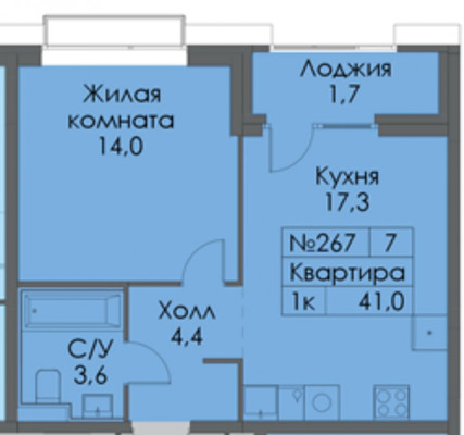 Продам однокомнатную (1-комн.) квартиру (долевое), Халитова ул, 1к1, Казань г