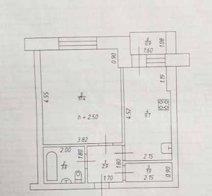 Продам однокомнатную (1-комн.) квартиру, Коммунаров ул, 1/6, Казань г