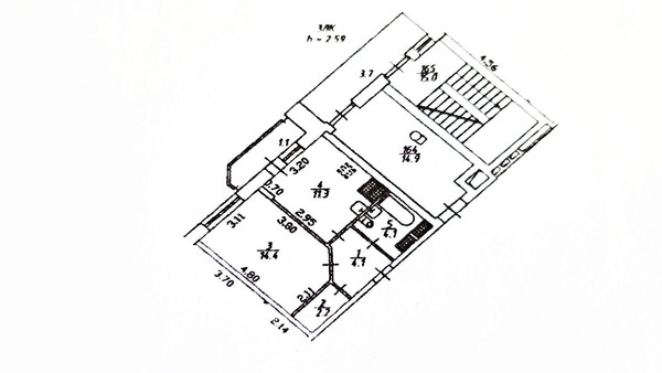 Продам однокомнатную (1-комн.) квартиру, Фёдора Абрамова ул, 8, Парголово п
