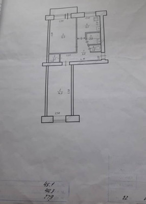 Продам двухкомнатную (2-комн.) квартиру, 35-й мкр, 7, Октябрьский г