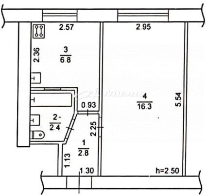 Продам однокомнатную (1-комн.) квартиру, Курортная ул, 75/16, Саки г
