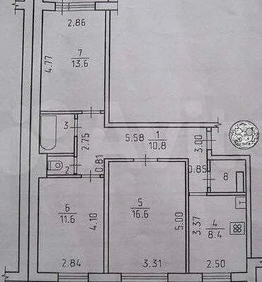Продам трехкомнатную (3-комн.) квартиру, Строительная ул, 21, Саки г