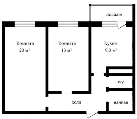 Продам двухкомнатную (2-комн.) квартиру, Шлюзовая ул, 8к3, Икша рп
