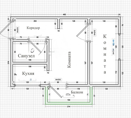 Продам двухкомнатную (2-комн.) квартиру, Троллейбусная ул, 11, Симферополь г