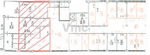 Сдам коммерческое помещение 104,9 м2, Архитектора Власова ул, 6 1, Москва г