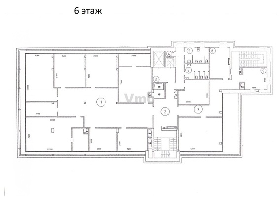 Сдам офисное помещение 564 м2, Цветной б-р, 22 1, Москва г