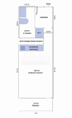 Продам однокомнатную (1-комн.) квартиру, Ветеранов пр-кт, 169к3, Санкт-Петербург г