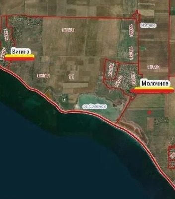 Продам участок 11 соток, Фермерское хоз., Западная ул, 22, Молочное с, 0 км от города