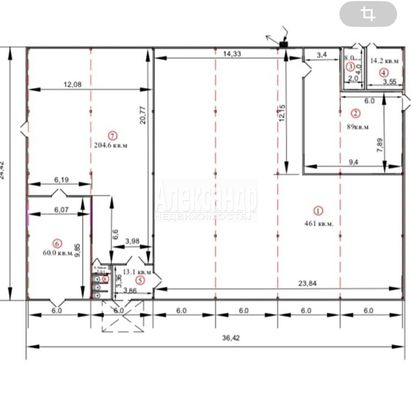 Продам коммерческое помещение 856 м2, Леншоссе ул, 9, Саперное п