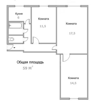 Продам трехкомнатную (3-комн.) квартиру, Шоссейная ул, 6, Москва г