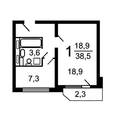 Продам однокомнатную (1-комн.) квартиру, Лухмановская ул, 24, Москва г
