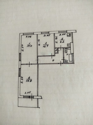 Продам трехкомнатную (3-комн.) квартиру, Капитана Маклакова ул, 6, Мурманск г