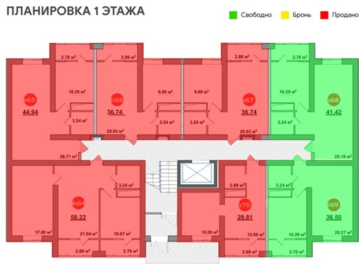 Продам однокомнатную (1-комн.) квартиру, Генерала Родионова ул, 11а, Симферополь г