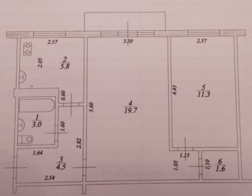 Продам двухкомнатную (2-комн.) квартиру, Ямашева пр-кт, 24, Казань г